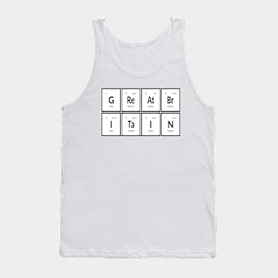 Great Britain Table of Elements Tank Top